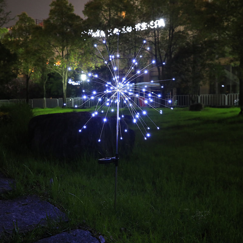 Solar Lights Fireworks Lights Outdoor Copper Wire Lights A Large Number Of Wholesale Explosion Lights Light String Atmosphere Creative Garden Outdoor Lights